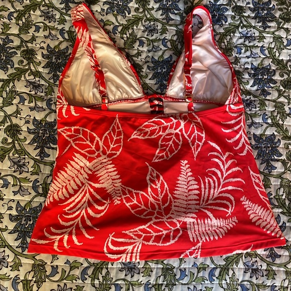 Brand New! La Blanca Tankini Swimsuit Top - Size 8 - NWT - Tropical Tapestry - Picture 4 of 5